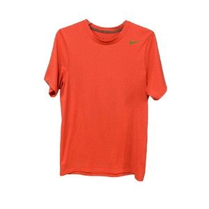 Nike‎ Dri-Fit Mens Orange T-Shirt Athletic Shirt Size Small